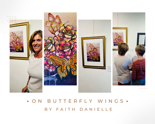 "Bringing My Art into the Wild: A Journey with 'On Butterfly Wings'"